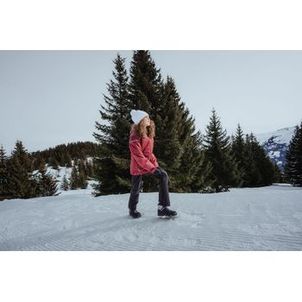 Botas Infantil de Trilha Impermeável  Quechua Cinza-escuro