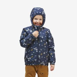 Jaqueta Infantil Trilha 100 Impermeável Térmica Quechua Azul
