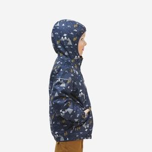 Jaqueta Infantil Trilha 100 Impermeável Térmica Quechua Azul