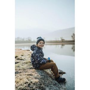 Jaqueta Infantil Trilha 100 Impermeável Térmica Quechua Azul