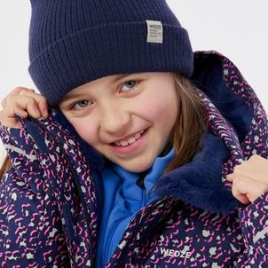 Jaqueta Infantil Ski 500 Impermeável Térmica Pista Neve Azul