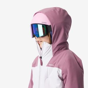 Jaqueta Infantil Ski 500 Impermeável Térmica Pista Neve Lilás