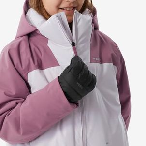 Jaqueta Infantil Ski 500 Impermeável Térmica Pista Neve Lilás