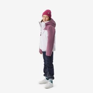 Jaqueta Infantil Ski 500 Impermeável Térmica Pista Neve Lilás