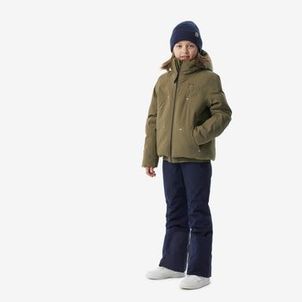 Jaqueta Infantil Ski 500 Impermeável Térmica Pista Neve Verde