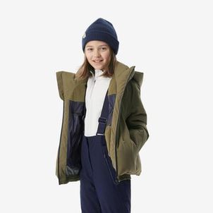 Jaqueta Infantil Ski 500 Impermeável Térmica Pista Neve Verde