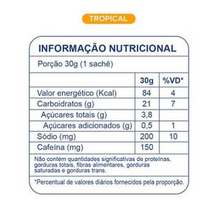 Carbs Gel Tropical com Cafeína 30g Dobro