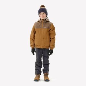 Jaqueta Infantil Trilha 100 Impermeável Térmica Quechua Canela