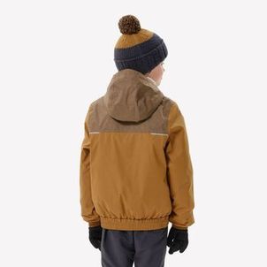 Jaqueta Infantil Trilha 100 Impermeável Térmica Quechua Canela