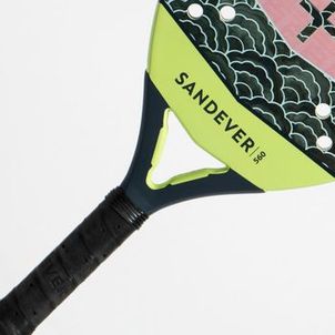 Raquete de Beach Tennis Sandever BTR 560 Fibra de Vidro e Carbono