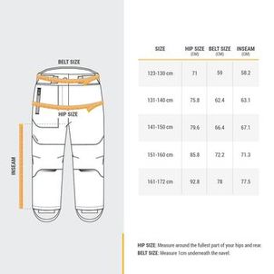 Calça masculina trilha neve MH 500 Quechua