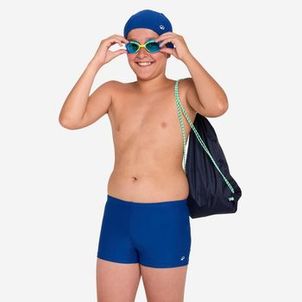 Conjunto de natação Menino touca sunga e oculos 100 Nabaiji