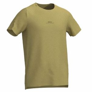 Camiseta Masculina Trilha Trekking MH 500 Quechua Caqui