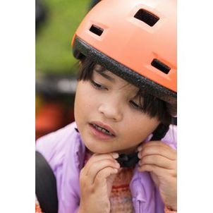 Capacete Infantil de Patins/Skate/patinete B100 Oxelo Coral