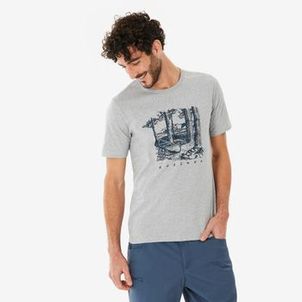 Camiseta Masculina Trilha NH100 Quechua Cinza