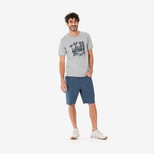 Camiseta Masculina Trilha NH100 Quechua Cinza