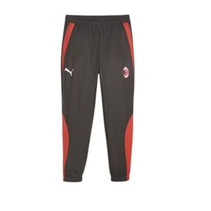 Calça Milan 2023/24 Puma Pré-Jogo Masculina - Preta/Vermelha