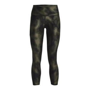 Calça Legging Under Armour 7/8 HeatGear Feminina - Verde/Preta