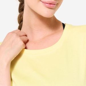 Camiseta Feminina de Ginástica Essentiel Domyos