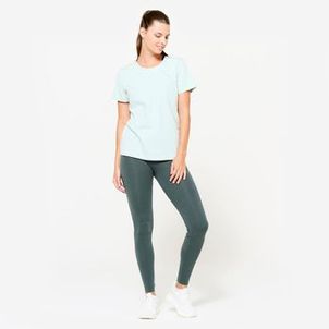 Camiseta Feminina de Ginástica Essentiel Domyos