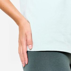 Camiseta Feminina de Ginástica Essentiel Domyos