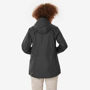 Jaqueta Feminina Trilha 500 Impermeável Quechua Preta