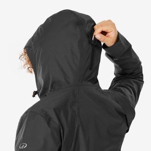 Jaqueta Feminina Trilha 500 Impermeável Quechua Preta
