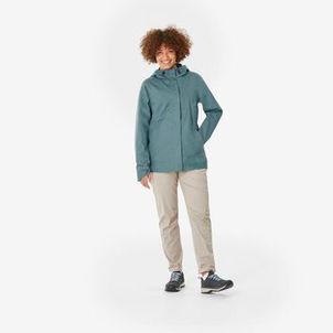 Jaqueta Feminina Trilha 500 Impermeável Quechua Azul