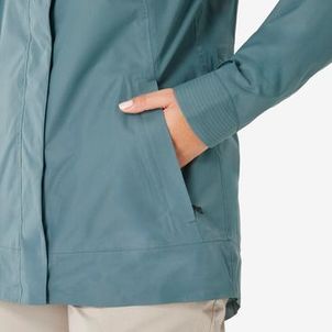 Jaqueta Feminina Trilha 500 Impermeável Quechua Azul