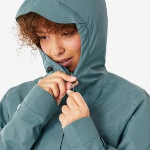 Jaqueta Feminina Trilha 500 Impermeável Quechua Azul