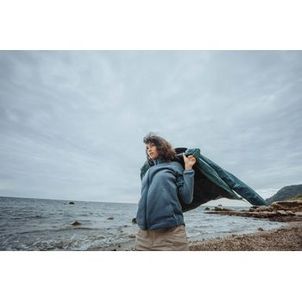 Jaqueta Feminina Trilha 500 Impermeável Quechua Azul