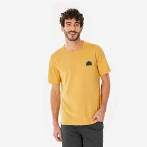 Camiseta Masculina Trilha NH100 Quechua Amarela