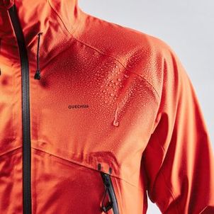 Jaqueta Masculina Trilha 500 Impermeável Quechua Laranja