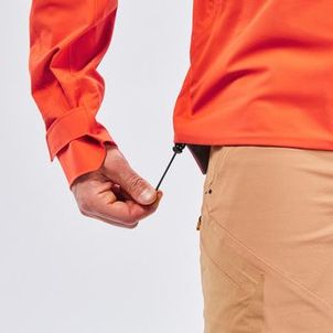 Jaqueta Masculina Trilha 500 Impermeável Quechua Laranja