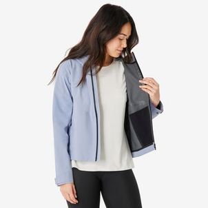 Jaqueta Feminina Trilha 100 Impermeável Térmica Quechua Azul