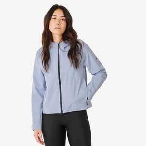 Jaqueta Feminina Trilha 100 Impermeável Térmica Quechua Azul