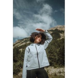 Jaqueta Feminina Trilha 100 Impermeável Térmica Quechua Azul