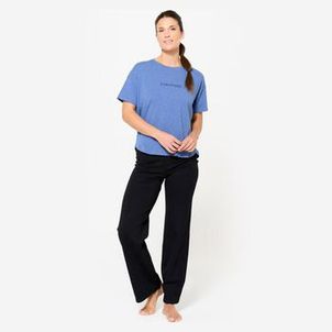 Calça Feminina Suave Cintura Alta de Yoga Preta