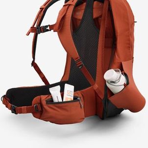 Mochila de Trilha e Trekking 500 25L Quechua Marrom