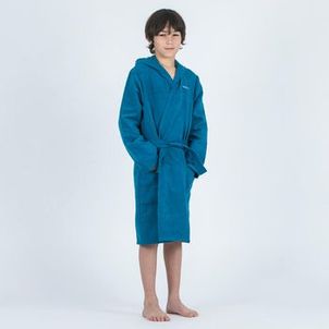 Roupão em Microfibra Infantil 500 Nabaiji Azul