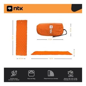 Colchonete Isolante Inflável Sleep Pack Nautika Orok Dott