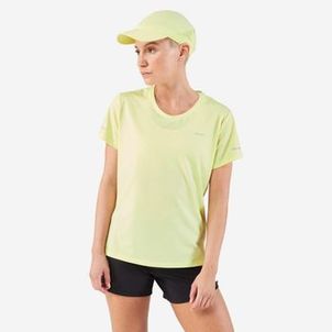 Camiseta Feminina de Corrida Run 500 Dry Kiprun