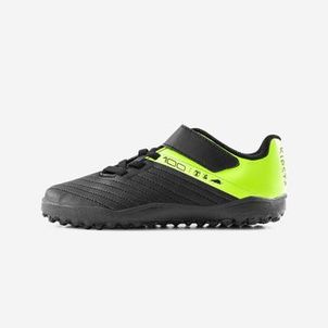 Chuteira Infantil Society 100 Easy Turf Preta