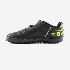 Chuteira Infantil Society 100 Easy Turf Preta