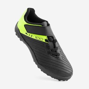 Chuteira Infantil Society 100 Easy Turf Preta
