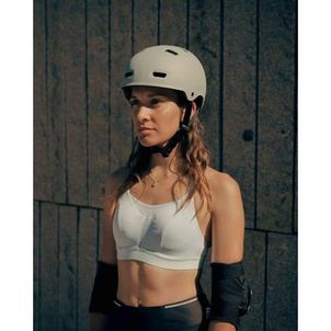 Capacete de Patins MF500 Oxelo Caqui