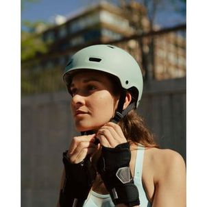 Capacete de Patins MF500 Oxelo Caqui