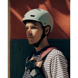 Capacete de Patins MF500 Oxelo Caqui
