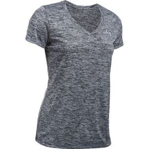 Camiseta Under Armour Tech Ssv Twist Feminina - Preta Mescla