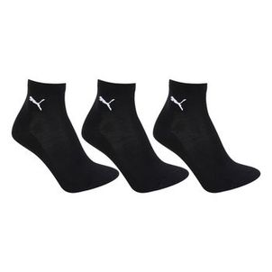 Kit Meias Puma Cano Médio Com 3 Pares Masculina - Preta